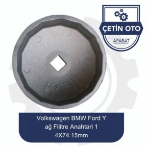 Volkswagen BMW Ford Yağ Filitre Anahtari 14X74-15mm Volkswagen-bmw-ford Yağ Filitre Anahtarı 14x74.15mm