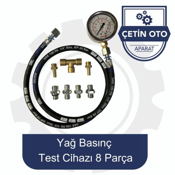 Yağ Basınç Test Cihazı 8 Parca