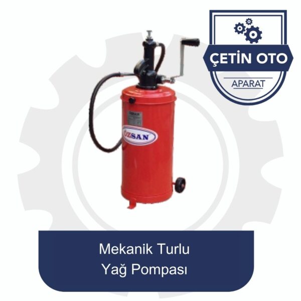Mekanik Turlu Yağ Pompası 18 LT