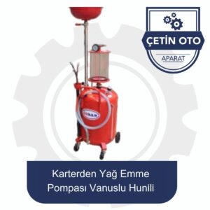 karterden yag emme pompası vanuslu hunili Karterden Yağ Emme Pompası Vanuslu Hunili Tavalı 100 LT