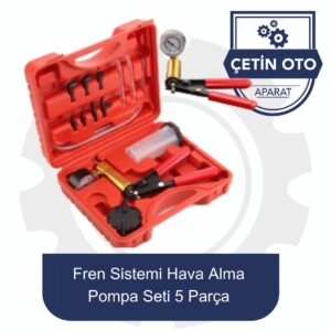Fren Sistemi Hava Alma Pompa Seti 5.Parca